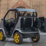 tazzari ev zeromax buiten afgebeeld