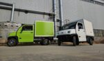 e-tors cargo tc.01 in groene uitvoering en in het wit uitgevoerd puramobi