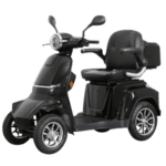 e-tors t40 in het zwart zijaanzicht puramobi