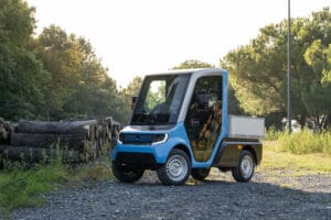 beemobs bee1 in het blauw in de natuur