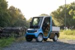 beemobs bee1 cargo in het blauw in de natuur zijaanzicht puramobi
