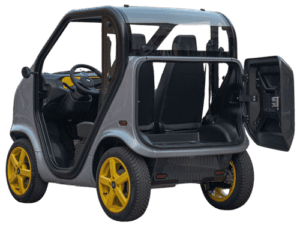 tazzari ev zeromax achterzijde afgebeeld puramobi