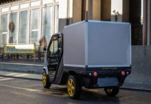 tazzari minimax cubo achterzijde buiten afgebeeld