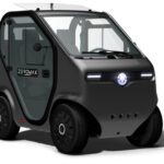 tazzari zeromax in het zwart afgebeeld puramobi