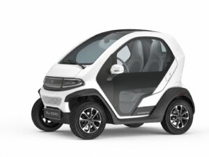 Eli Zero elektrische brommobiel pearl white zijaanzicht