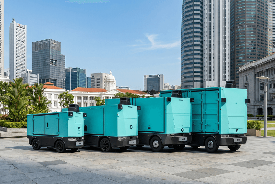 Zelostech RoboVan met autonome technologie