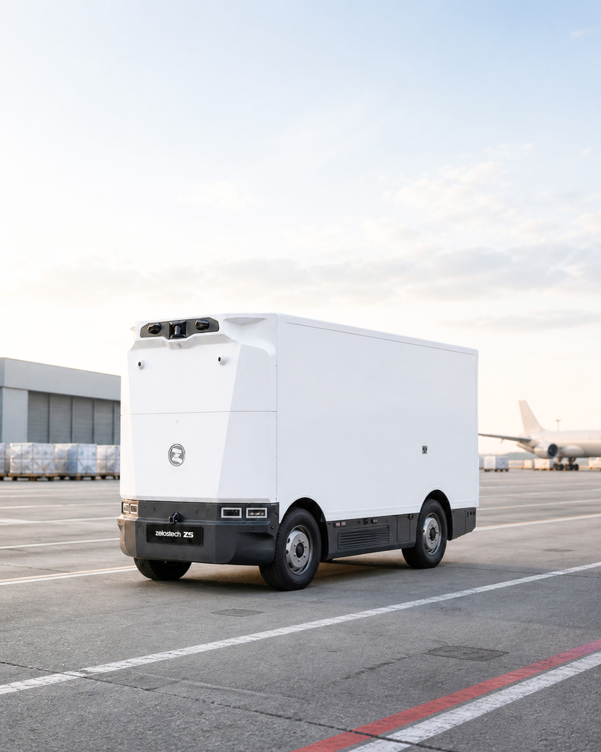 Zelostech RoboVan in logistieke omgeving